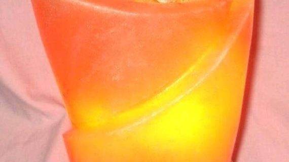 Fire Glass Himalayan Salt Lamp