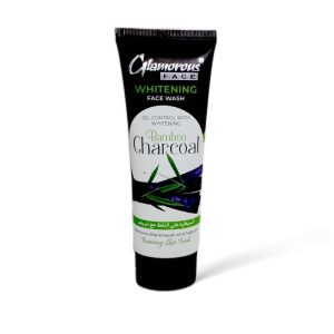 Glamorous Oil Control Whitening Bamboo Charcoal Face Wash