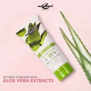 Christine Whitening Massage Cream Tube (Aloe Vera Extracts) Back