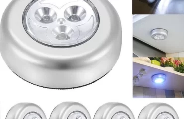 LED Push Button Tap Light